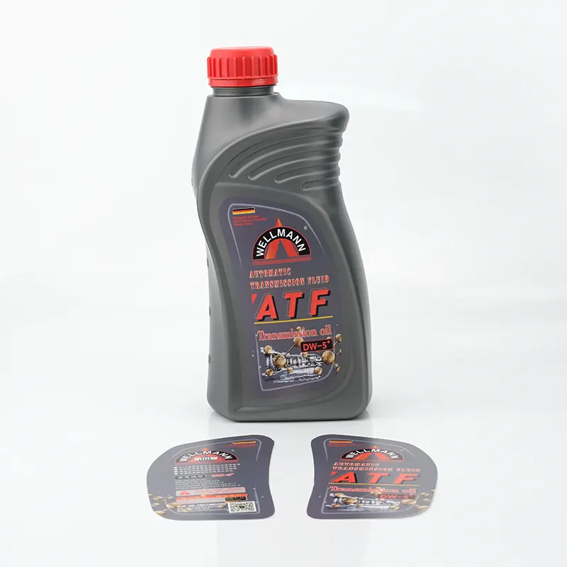 Botol Minyak HDPE Acuan Tiup dengan Label IML