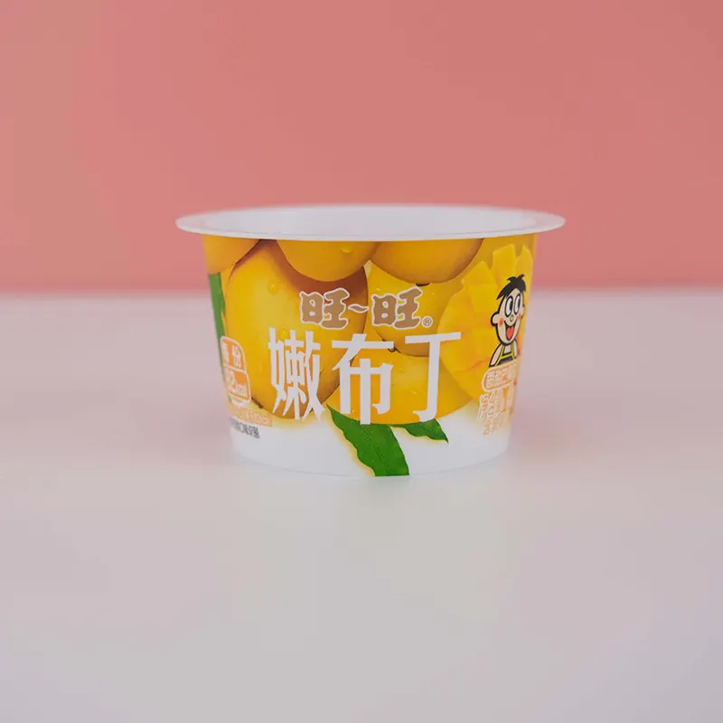 Cawan Yogurt PP Pengacuan Suntikan dengan Label IML