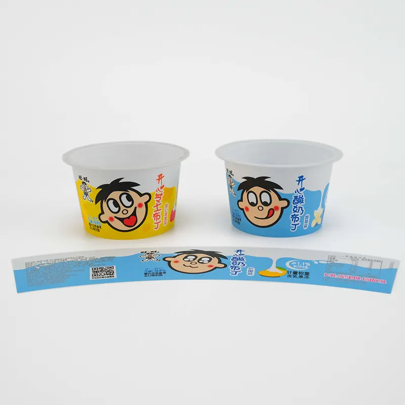 Pengacuan Suntikan Label IML Piala Yogurt PP