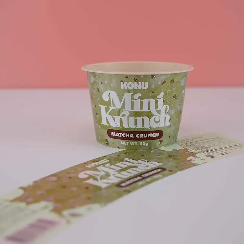 Label IML Pengacuan Suntikan Piala Yogurt PP